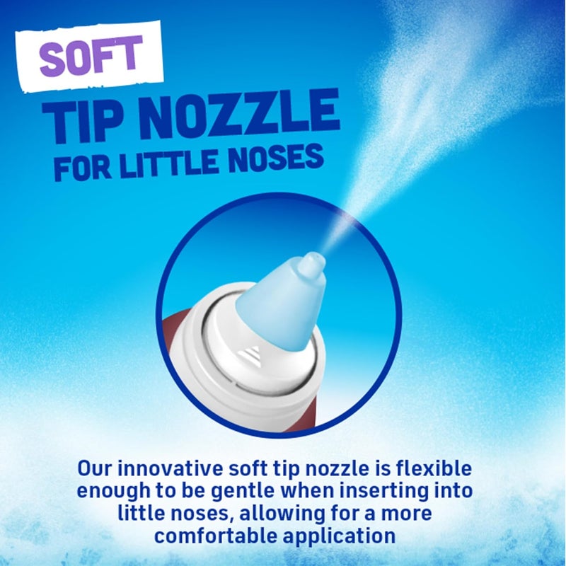 Afrin Moisturizing Children’s Saline Mist for Everyday Nasal Congestion and Dry Nose, Isotonic Seawater Saline Spray for Babies 6+ Months, Drug Free Baby Congestion Relief with Soft Tip Nozzle, 5 oz - Image 3